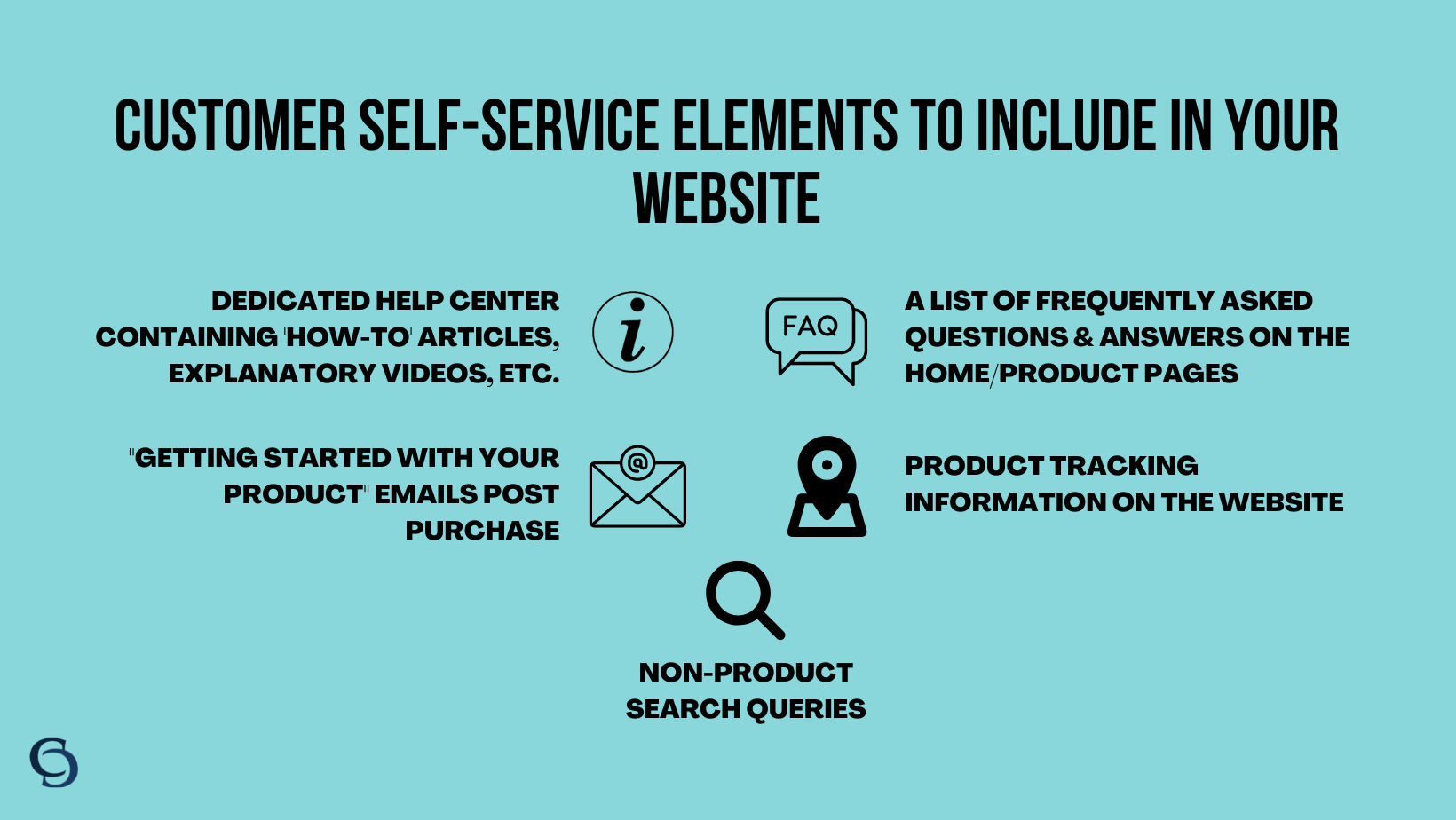 Customer self-service elements to include in your website